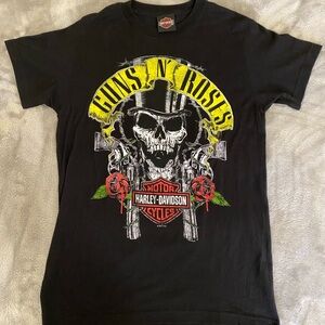 2017 Harley Davidson NYC Guns N Roses T Shirt